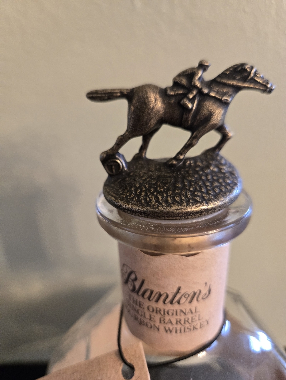 Blanton's Bourbon Bottle (EMPTY) - Bar Decor Man Cave - Picture 3 of 4